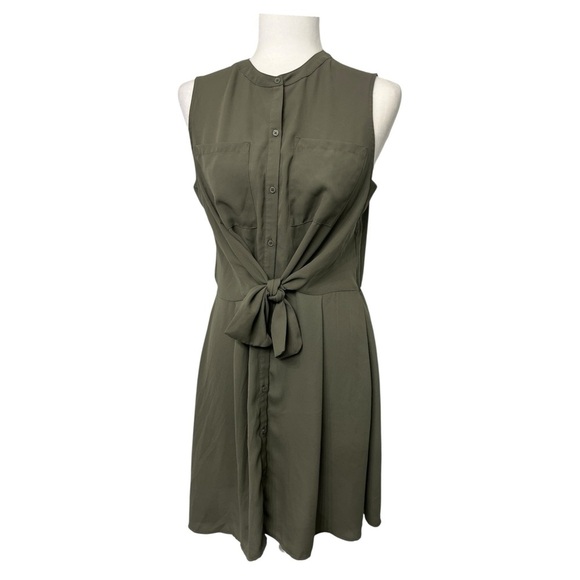 Mossimo Supply Co Green Sleeveless A-Line Dress - Picture 1 of 12